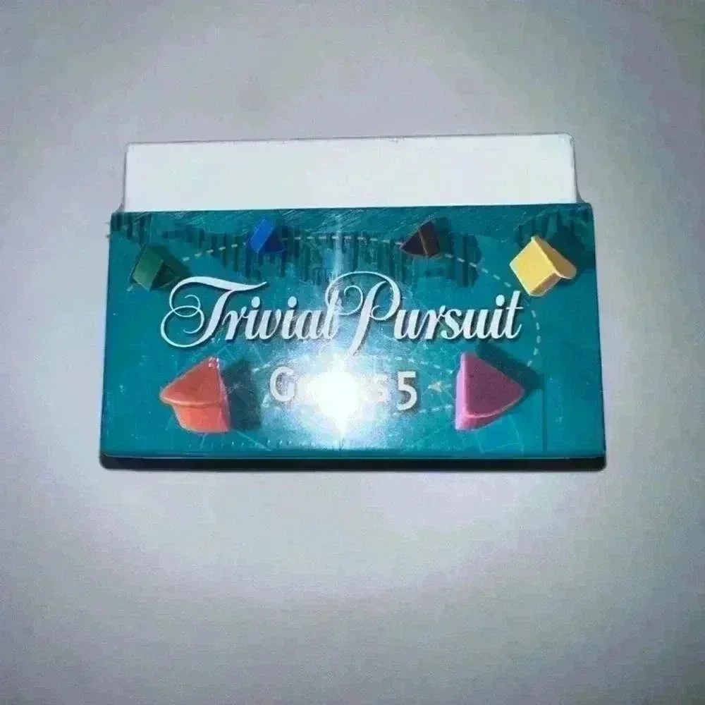 Trivial Pursuit Genus 5 / Factory Sealed Games / Vintage / Teal - Picture 5 of 5